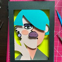 My project in Papercut: Illustrating with Layers of Paper course. Papercraft projeto de Alessandra Giuliano - 19.03.2021