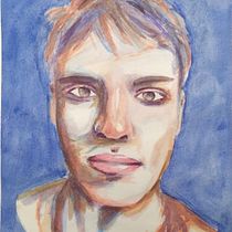 Meu projeto do curso: Retrato artístico em aquarela. Watercolor Painting project by Messias SanMartín - 03.19.2021