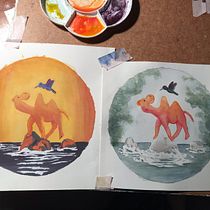 Mein Kursprojekt: Illustrationstechniken mit Aquarell und Gouache. Drawing project by Alice - 03.19.2021