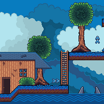 Mi Proyecto del curso: Creación de escenarios pixel art para videojuegos. Pixel Art project by uldymarcela - 03.20.2021