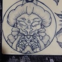 Mi Proyecto del curso: Tatuaje botánico con puntillismo. Projekt z dziedziny  R i sunek użytkownika Valentina Castillo - 20.03.2021