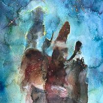 My project in Modern Watercolor Techniques course. Un progetto di Pittura ad acquerello di Alisa Birkeland - 20.03.2021