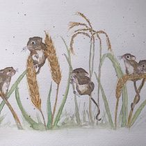 My project in Artistic Watercolor Techniques for Illustrating Birds course. Watercolor Painting project by martina_293768 - 05.08.2021