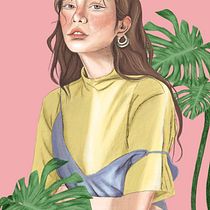 Mi Proyecto del curso: Retrato ilustrado con Procreate.  projeto de Daniela Rodríguez - 20.03.2021
