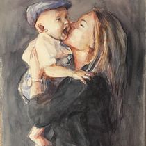 My project in Artistic Portrait with Watercolors course. Watercolor Painting project by bacskaydonat - 03.21.2021