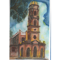 Mi Proyecto del curso: Dibujo arquitectónico con acuarela y tinta. Architecture, Architectural Illustration, Painting, and Watercolor Painting project by Aarón Yañez Armenta - 03.20.2021