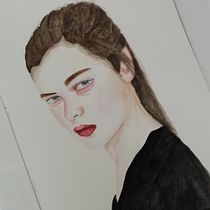 Mi Proyecto del curso: Retrato en acuarela a partir de una fotografía. Watercolor Painting project by cmarceh_art - 03.21.2021