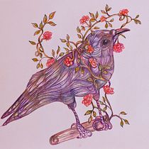 My project in Surrealist Illustration Inspired by Nature course. Fine Arts project by Geraldine Vincent - 03.21.2021