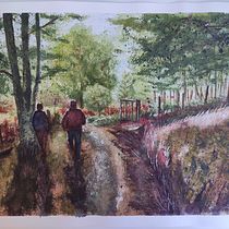 Mi Proyecto del curso:  Paisajes naturales en acuarela. Een project van  Beeldende kunst van mannekenpis2 - 03.04.2021
