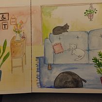 My project in Exploratory Sketchbook: Find Your Drawing Style course. Sketching project by steph heyvaert - 03.21.2021