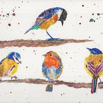 Mi Proyecto del curso: Acuarela artística para ilustración de aves. Traditional illustration project by lafrau - 03.21.2021