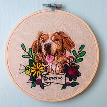 Mi Proyecto Needle painting: Mi Emma. Embroider project by masalladelasnubes - 03.22.2021