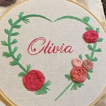 Mi Proyecto del curso: Letras bordadas: el hilo como herramienta gráfica. Embroider project by Rebeca Río Lucio - 03.22.2021