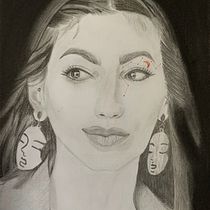 My project in Contemporary Portraits with Graphite course . % Marlene Sanchez tarafından hazırlanan Sanatsal Çizim, Geleneksel illüstras, Ve on projesi - 03.22.2021