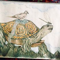 My project in Surrealist Illustration Inspired by Nature course. Sketchbook project by Karla Stone - 03.22.2021