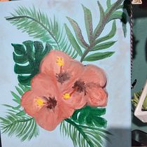 Ibiscus. Fine Arts project by Angeles Abalde - 04.06.2021