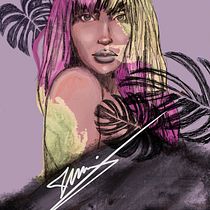 My project in Illustrated Portraits with Procreate course. Ilustração digital projeto de manu_garrastegui - 23.03.2021
