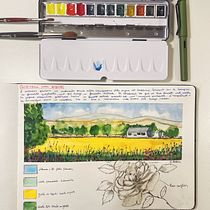 Il mio progetto del corso: Diario di viaggio ad acquerello. Watercolor Painting, Sketchbook, and Traditional illustration project by Salvatore Blasco - 04.28.2021