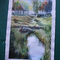 My project in  Natural Landscapes in Watercolour course. Een project van Aquarelschilderen van Peter Downey - 23.03.2021