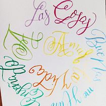 Mi Proyecto del curso: Caligrafía inglesa de la A a la Z. Calligraph project by Marta López Martín - 03.23.2021