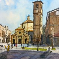 My project in Architectural Sketching with Watercolor and Ink course. Sketchbook, Esboçado, e Pintura em aquarela projeto de tere63 - 01.04.2021