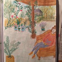 My project in Exploratory Sketchbook: Find Your Drawing Style course. Ilustração tradicional projeto de Jessica Zanotti - 23.03.2021
