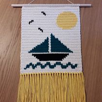 Meu projeto do curso: Intarsia crochê: teça suas tapeçarias. Crochet project by aisabel_francisco - 03.23.2021