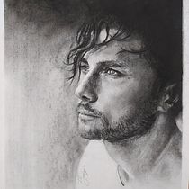 Mi proyecto final: Retrato al carboncillo. Portrait Drawing project by Faby San - 03.23.2021