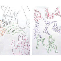 Mi Proyecto: dibujo anatómico, prácticas :) . Figure Drawing project by Juana León - 03.23.2021