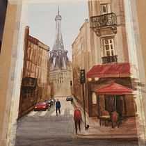 Mi Proyecto del curso: Paisajes urbanos en acuarela. Un progetto di Pittura ad acquerello di Romana Ferrer Escandell - 24.03.2021