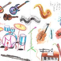 My project in Illustration Techniques to Unlock your Creativity course. Traditional illustration project by charlottevellinga - 03.24.2021