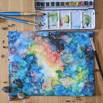 My project in Modern Watercolor Techniques course. Un progetto di Pittura ad acquerello di Tina Pedersen - 24.03.2021