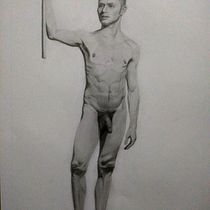 Mi Proyecto del curso: Dibujo realista de la figura humana. Pencil Drawing, Figure Drawing, and Artistic Drawing project by Haydeé Andreina Albino Farreras - 03.24.2021