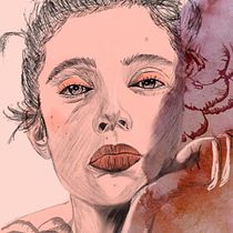 My project in Illustrated Portraits with Procreate course. Ilustração digital projeto de tessyklein - 24.03.2021