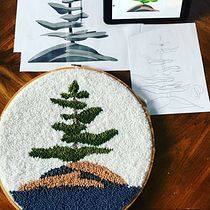 My project in Punch Needle XL Embroidery course. Criatividade projeto de Julianna - 24.03.2021