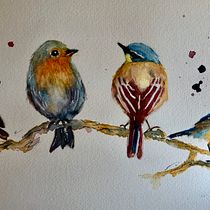 My First Real Project. Watercolor Painting project by kjothagard - 04.12.2021