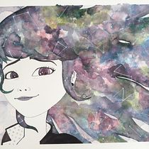 Galaxy hair. Un progetto di Illustrazione tradizionale di Kelly McAnena - 23.03.2021