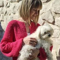 Mi Proyecto del curso: chaqueta Top-down: prendas a crochet de una sola pieza. Arts, and Crafts project by Laura Campos Lorenzo - 03.25.2021