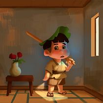 My project in Lighting Principles for Digital Painting course. Digital Illustration, Animation, Color Theor, and Traditional illustration project by Philip Wanardi - 03.26.2021