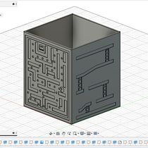 Cubo Retro Gamer. Projekt z dziedziny 3D, Wzornictwo przem, słowe, Projektowanie produktowe,  Modelowanie 3D i  Projektowanie 3D użytkownika David González sanz - 26.08.2021