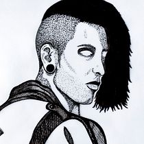 Mein Kursprojekt: Blackwork Tattoodesign. Un projet de Illustration éditoriale , et Conception de tatouage de Jazz - 26.03.2021