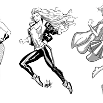 Mi Proyecto del curso: Diseño de personajes femeninos para cómics. Digital Drawing, and Character Design project by Leonardo Sevilla - 03.26.2021