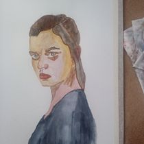  Retrato en acuarela a partir de una fotografía. Traditional illustration project by Judith Francin - 03.27.2021