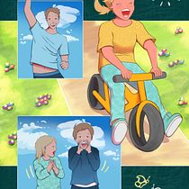 Mein Kursprojekt: Digitale Illustration mit Manga-Einflüssen. Digital Illustration project by katrinmarina_illustrations - 03.30.2021