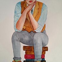 Mi Proyecto del curso: Ilustración y caracterización de personajes con acuarela. Traditional illustration project by beparey - 03.27.2021