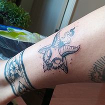 Mi Proyecto del curso: Tatuaje para principiantes. Artistic Drawing project by Arianna rodriguez - 03.27.2021