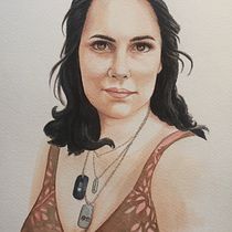 Mon projet du cours : Portrait à l'aquarelle d'après une photo. Watercolor Painting project by Emmanuelle Boulain - 03.27.2021