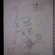Perspectiva sala de estar.. Architecture project by juniorpiol8 - 03.28.2021