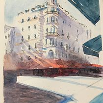 My project in Architectural Sketching with Watercolor and Ink course. Ilustração arquitetônica, e Pintura em aquarela projeto de Monica Maestrelo - 27.03.2021
