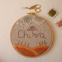 Entre erros e acertos, na falta de tempo do dia a dia, sinto falta da chuva e de bordar.. Embroider project by symontenegro - 03.27.2021